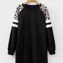  Amandah Sleeve Sweatshirt Dress