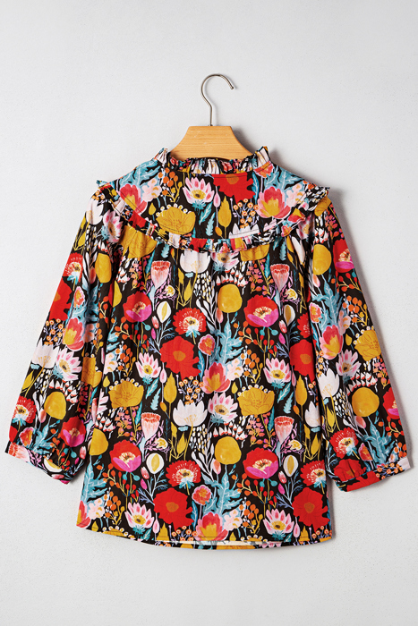 Amara Puff Sleeve Tied Blouse
