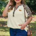  Amari Contrast Patchwork Polo PLUS Tee