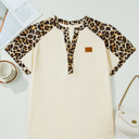  Amari Contrast Patchwork Polo PLUS Tee