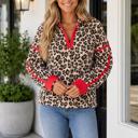  Amaya Zip Up Accents Sweatshirt