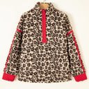  Amaya Zip Up Accents Sweatshirt