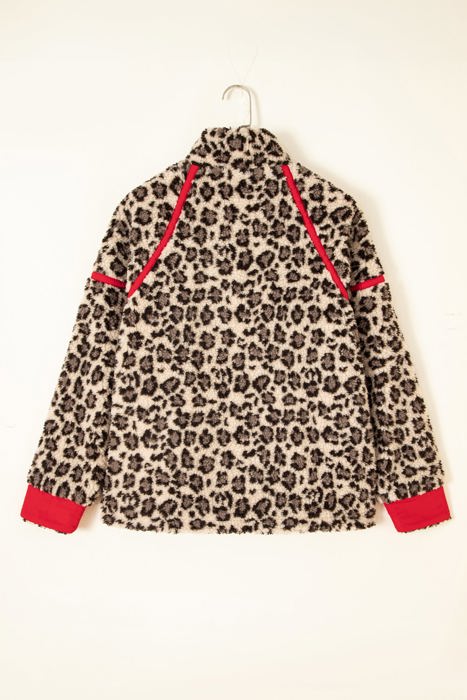 Amaya Zip Up Accents Sweatshirt