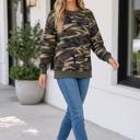  Amber Multicolour Print Baggy Pullover