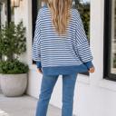  Amber Seam Hem Loose Pullover