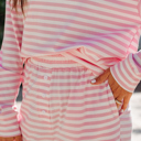  Amber Stripe Drop Shoulder Set