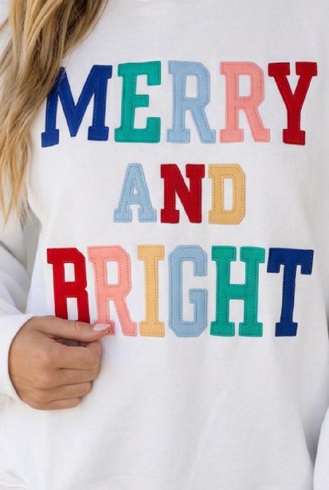 Ameleya Letter Pattern Mock Sweatshirt