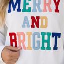  Ameleya Letter Pattern Mock Sweatshirt