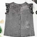  Amelia Ruffle Trim Sleeveless Top