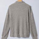  Amira High Knitted Pullover Top