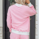  Amira Mock Sweatshirt and Shorts Set