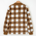  Amora Sherpa Loose Knit Cardigan