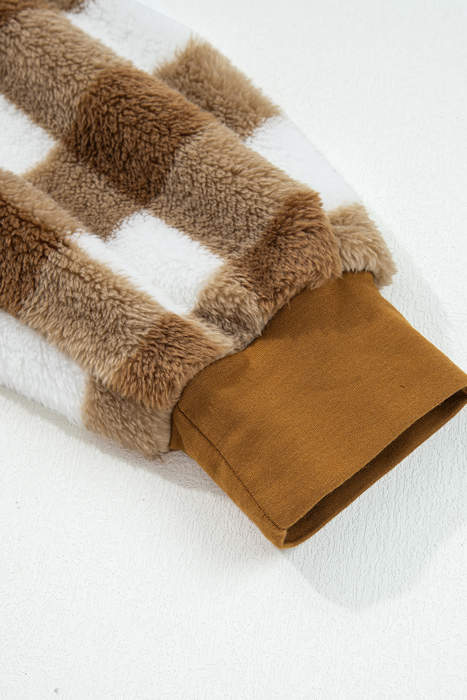 Amora Sherpa Loose Knit Cardigan