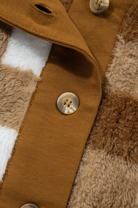 Amora Sherpa Loose Knit Cardigan