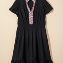  Ana Smocked Waist Ruffled PLUS Dress