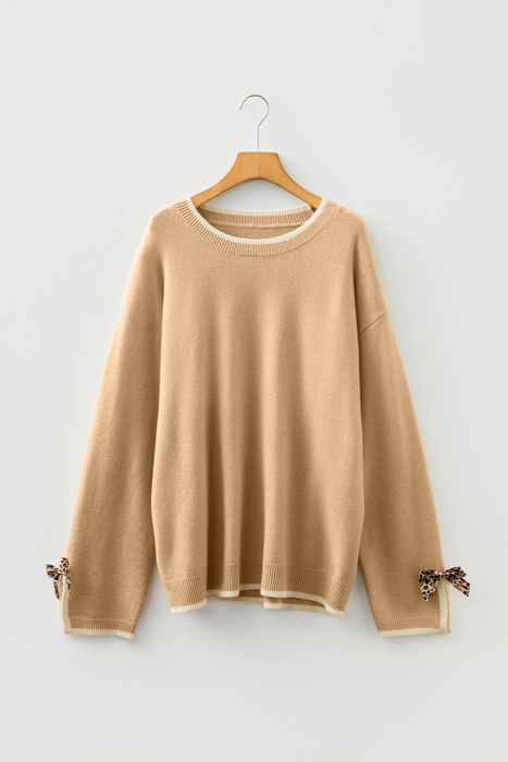 Anaiah Decor Cuffs Loose PLUS Sweater