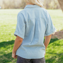  Anais Sleeve Up Loose Shirt