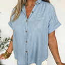  Anais Sleeve Up Loose Shirt