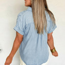  Anais Sleeve Up Loose Shirt