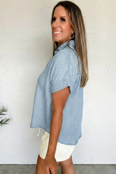 Anais Sleeve Up Loose Shirt
