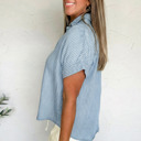  Anais Sleeve Up Loose Shirt