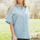  Anais Sleeve Up Loose Shirt