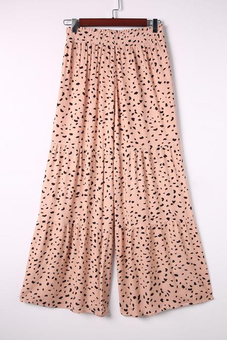 Analia Leg Dalmatian Palazzo Pants