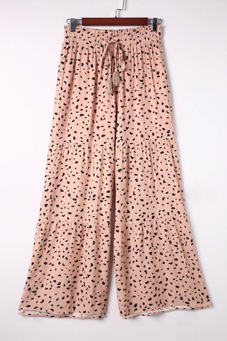 Analia Leg Dalmatian Palazzo Pants