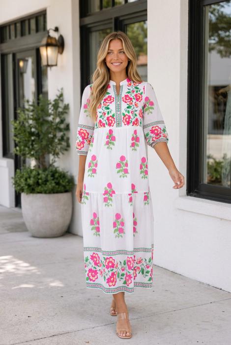 Anastacia Sleeve Maxi Dress