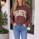 Coffee XL Anastaciya Thankful Pullover