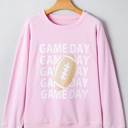  Andi Rugby Print Casual Sweatshirt