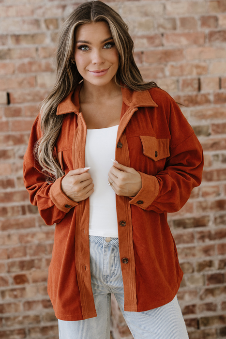Andrea Drop Shoulder Casual Shacket