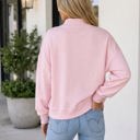  Andrea Shift Pullover Sweatshirt Long Sleeve Top