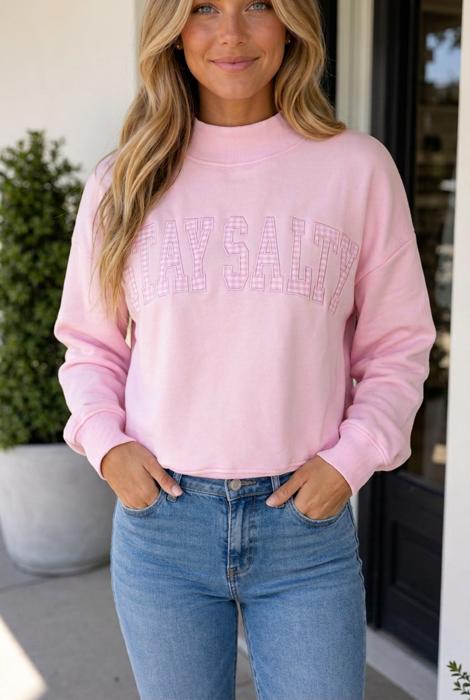 Andrea Shift Pullover Sweatshirt Long Sleeve Top
