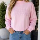  Andrea Shift Pullover Sweatshirt Long Sleeve Top