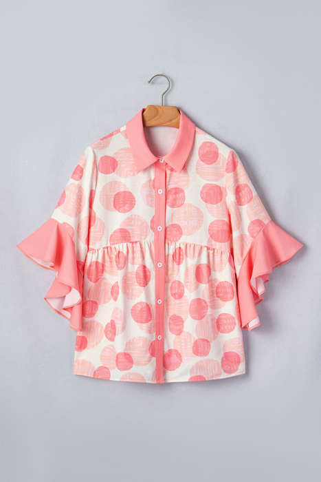 Angelica Short Sleeve Babydoll Shirt