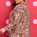  Angelina Frilled Stand PLUS Blouse