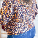  Angelina Frilled Stand PLUS Blouse