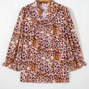  Angelina Frilled Stand PLUS Blouse