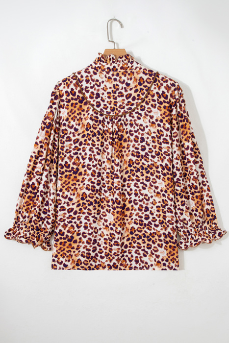 Angelina Frilled Stand PLUS Blouse