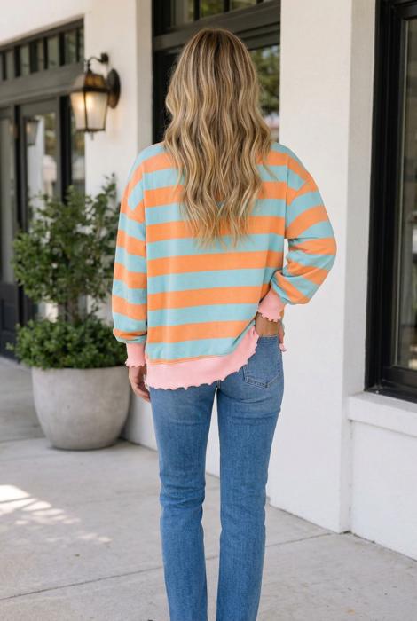 Angelina Sleeve Shift Top Long Sleeve Top