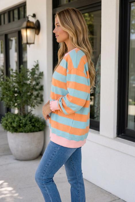 Angelina Sleeve Shift Top Long Sleeve Top