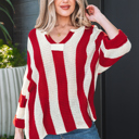  Anika Colorblock Bracelet Sleeve Sweater