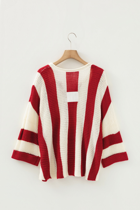 Anika Colorblock Bracelet Sleeve Sweater