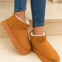  Anna Fur Lined Suede Ankle Snow Boots