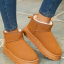  Anna Fur Lined Suede Ankle Snow Boots