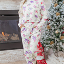 Apricot XL Anna Pullover Drawstring Lounge Pants