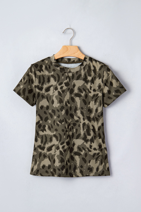 Annabelle Print Mock Slim Tee