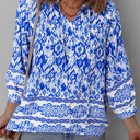 Anne 4 Sleeve Tied Blouse