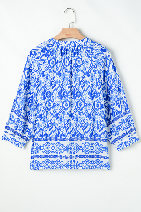 Anne 4 Sleeve Tied Blouse